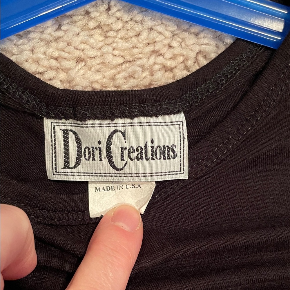 Dori Creations Elegant Black Top - Picture 2 of 3